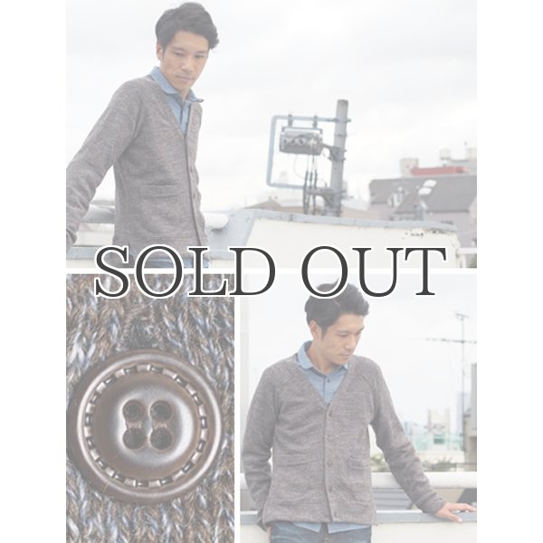 画像9: ウールスラブ粗挽mix杢ニットカーディガン【MADE IN JAPAN】『日本製』/ Upscape Audience (9)