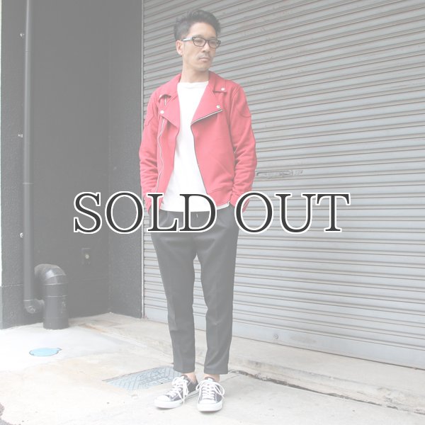 画像3: コーマ裏毛ダブルライダースジャケット【MADE IN JAPAN】『日本製』/ Upscape Audience (3)