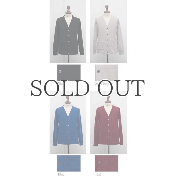 画像6: 9ゲージスパンニットソーVネック長袖カーディガン【MADE IN JAPAN】『日本製』/ Upscape Audience (6)