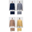 画像6: 9Gスパン起毛クルーネック長袖ニットソーカーディガン【MADE IN JAPAN】『日本製』/ Upscape Audience (6)