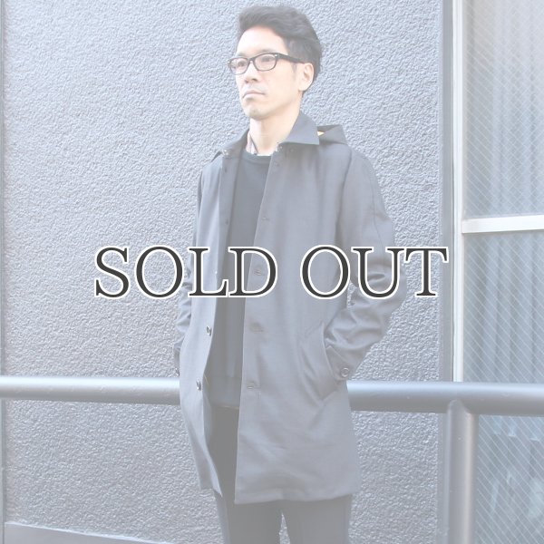 画像8: ボンディングツイル脱着フード付ステンカラーコート 【送料無料】/ Audience【取寄せ対応可能】 (8)