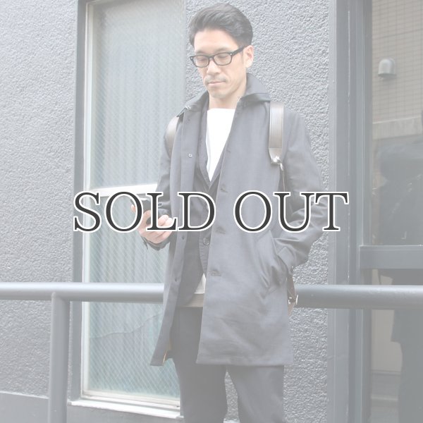 画像5: ボンディングツイル脱着フード付ステンカラーコート 【送料無料】/ Audience【取寄せ対応可能】 (5)