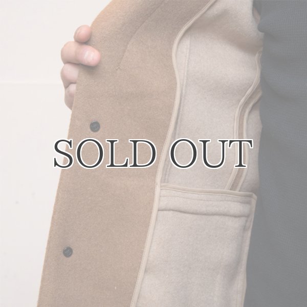 画像13: ダブルフェイスウールビーバーメルトン2ボタンロングチェスターコート 【送料無料】 / Audience (13)