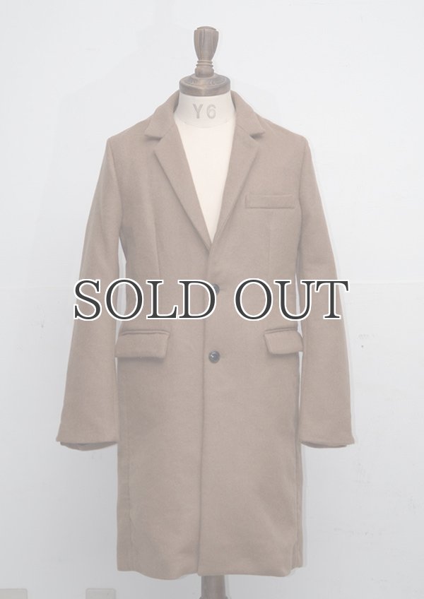 画像12: ダブルフェイスウールビーバーメルトン2ボタンロングチェスターコート 【送料無料】 / Audience (12)