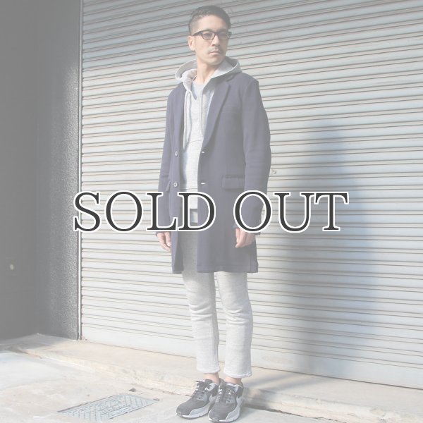 画像4: 裏ボーダー鹿の子2Bチェスターコート / Audience (4)