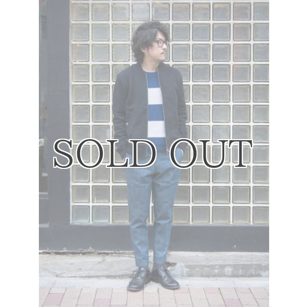 画像5: 裏ボーダー鹿の子MA1ブルゾン 【送料無料】 / Audience (5)