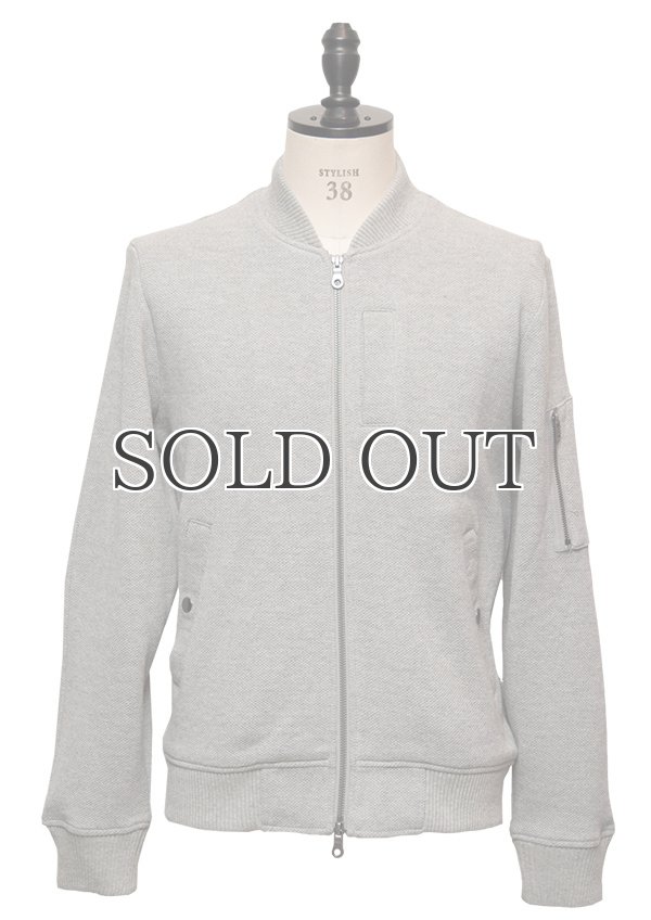 画像11: 裏ボーダー鹿の子MA1ブルゾン 【送料無料】 / Audience (11)