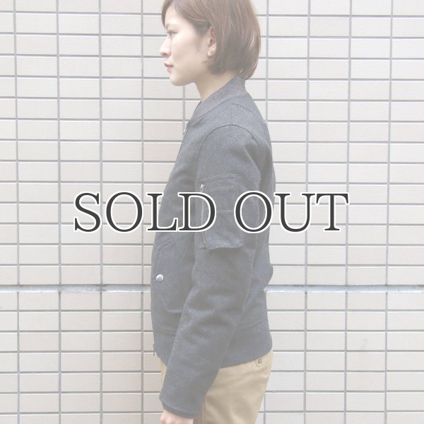 画像3: ライトウールメルトンサーモライトMA1ブルゾン [Lady's]【予約販売・9月上旬頃入荷】【送料無料】 / Audience (3)