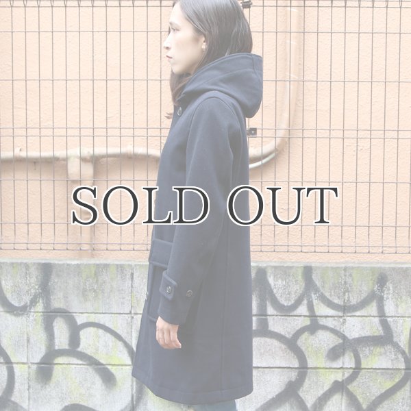画像3: 840gピュアウールメルトンフードステンカラーコート [Lady's] 【送料無料】 / Audience (3)