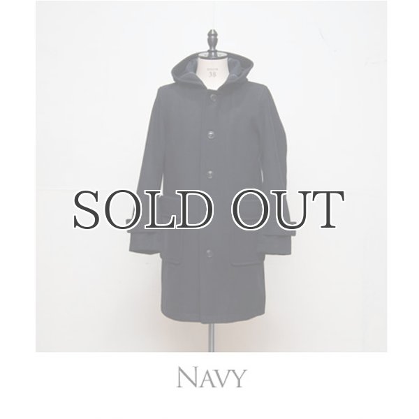 画像13: 840gピュアウールメルトンフードステンカラーコート [Lady's] 【送料無料】 / Audience (13)