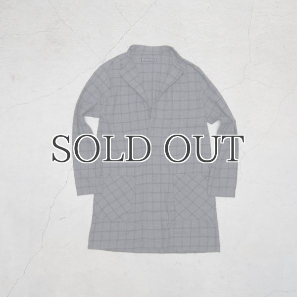 画像11: TOP糸フランネルチェックドクターコート【MADE IN JAPAN】『日本製』 / Upscape Audience (11)