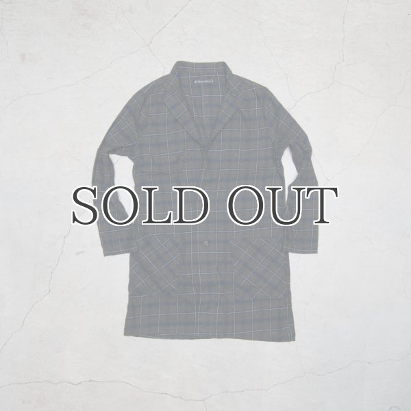 画像10: TOP糸フランネルチェックドクターコート【MADE IN JAPAN】『日本製』 / Upscape Audience (10)