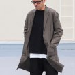 画像2: 【RE PRICE / 価格改定】馬布エンジニア3ボタンチェスターコート【MADE IN JAPAN】『日本製』/ Upscape Audience (2)