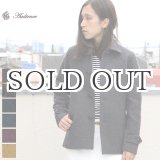 画像: 840gピュアウールメルトンショートステンカラージャケット [Lady's]【送料無料】 / Audience