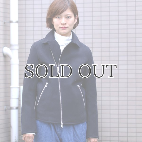 画像6: 840gピュアウールメルトンライダースジャケット [Lady's]【送料無料】 / Audience (6)