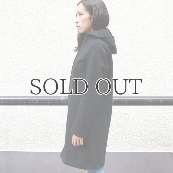 画像3: 840gピュアウールメルトン脱着フード付リブカラーコート [Lady's]【送料無料】 / Audience (3)