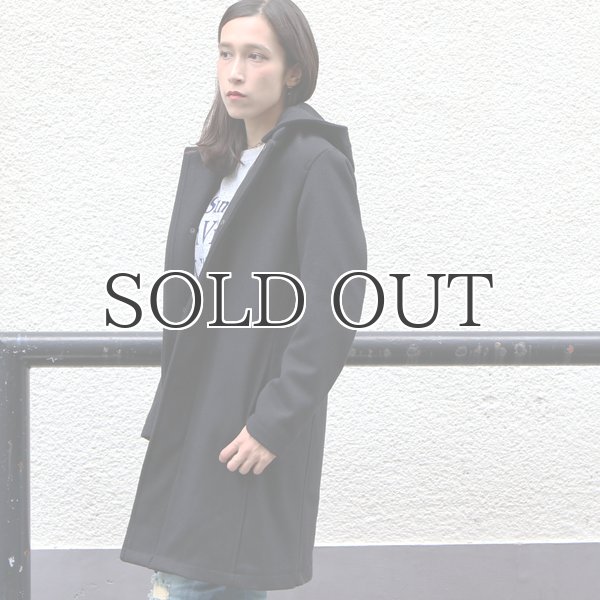 画像5: 840gピュアウールメルトン脱着フード付リブカラーコート [Lady's]【送料無料】 / Audience (5)