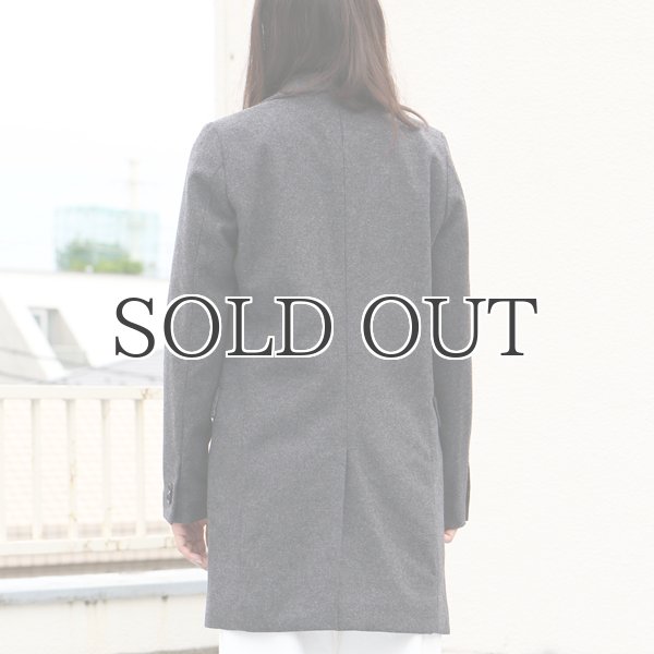 画像3: 550gピュアウールメルトン2ボタンチェスターコート [Lady's]【送料無料】 / Audience【取寄せ対応可能】 (3)