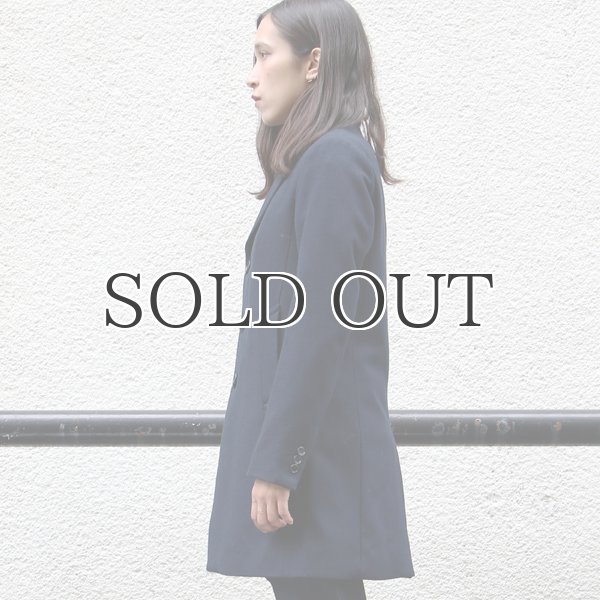 画像3: 550gピュアウールメルトン3ボタンチェスターコート [Lady's] 【送料無料】 / Audience【取寄せ対応可能】 (3)