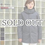 画像: 550gピュアウールメルトン脱着フード付サーモライトキルトステンカラーコート [Lady's]【送料無料】 / Audience【取寄せ対応可能】