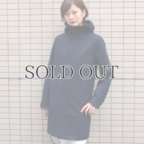 画像8: 550gピュアウールメルトンスタンドフードロングコート [Lady's]【送料無料】 / Audience【取寄せ対応可能】 (8)