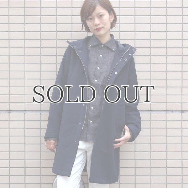 画像7: 550gピュアウールメルトンスタンドフードロングコート [Lady's]【送料無料】 / Audience【取寄せ対応可能】 (7)