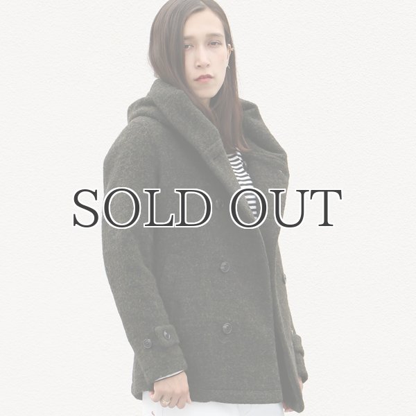 画像5: スライバーウールニットショールカラーフードPコート [Lady's]【送料無料】 / Audience (5)