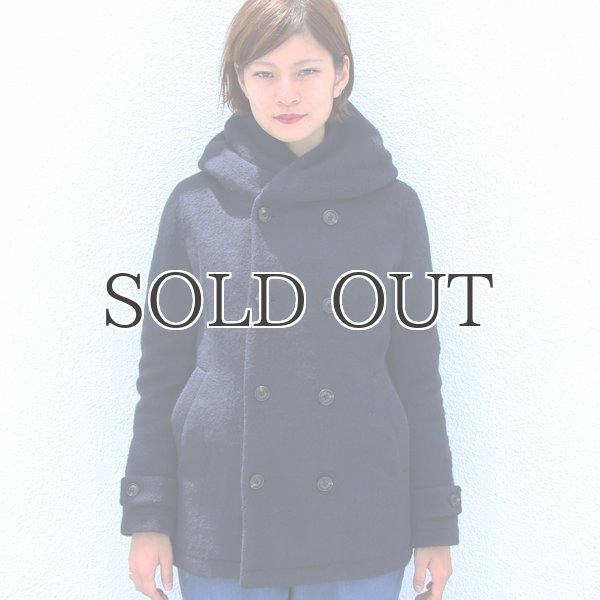 画像6: スライバーウールニットショールカラーフードPコート [Lady's]【送料無料】 / Audience (6)