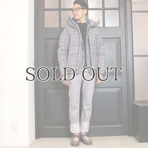 画像5: 『ダウン&フェザー』ヘリンボーン&ウィンドペンアルピニストフードダウンジャケット 【送料無料】 / Audience (5)