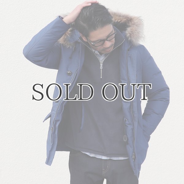 画像4: 『ダウン＆フェザー』ワックスコーティング脱着ファーN3Bダウンジャケット 【送料無料】/ Audience (4)