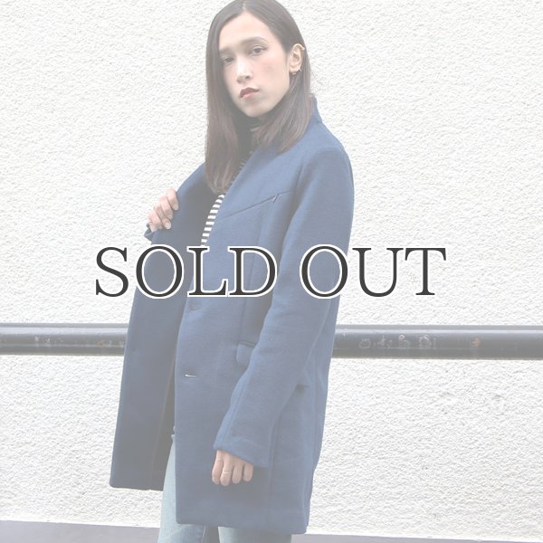 画像4: Wフェイスビーバーノーカラー2ボタンチェスターコート[Lady's]【送料無料】/ Audience (4)