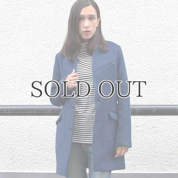 画像7: Wフェイスビーバーノーカラー2ボタンチェスターコート[Lady's]【送料無料】/ Audience (7)