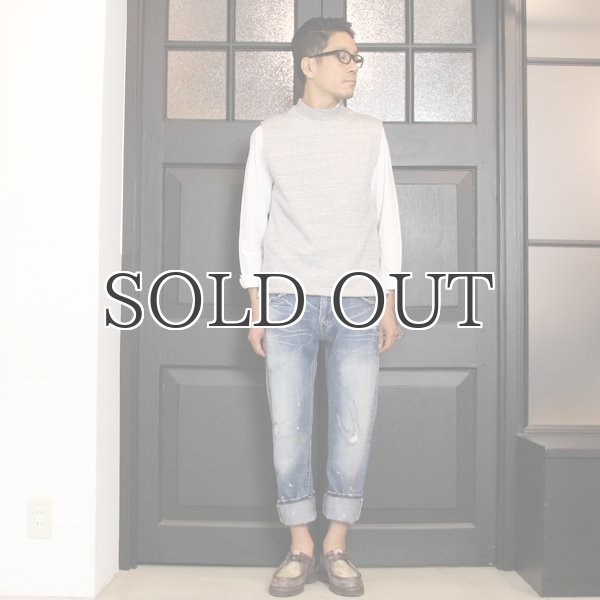 画像3: 度詰裏毛モックネックベスト【MADE IN JAPAN】『日本製』/ Upscape Audience (3)