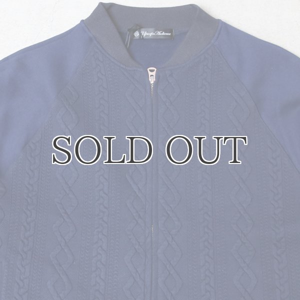画像8: ケーブル裏毛 MA1ブルゾン【レディース】【MADE IN JAPAN】『日本製』 / Upscape Audience (8)