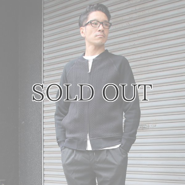 画像3: ケーブル裏毛 MA1ブルゾン【レディース】【MADE IN JAPAN】『日本製』 / Upscape Audience (3)