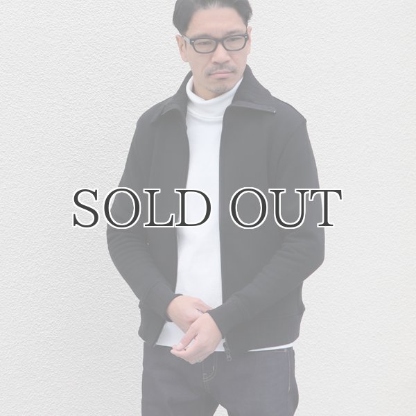 画像4: ヘビーウェイト起毛裏毛 ハイネック止水ZIPブルゾン【MADE IN JAPAN】『日本製』  / Upscape Audience (4)