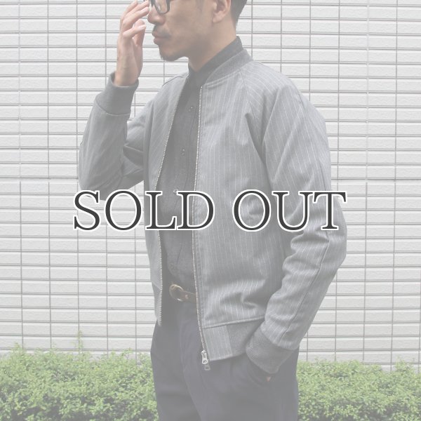 画像6: ウールライクツイルストレッチ MA1ブルゾン【MADE IN JAPAN】『日本製』 / Upscape Audience (6)