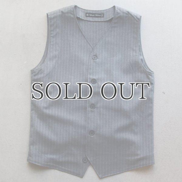 画像13: ウールライクツイルストレッチ Vネックベスト【MADE IN JAPAN】『日本製』 / Upscape Audience (13)