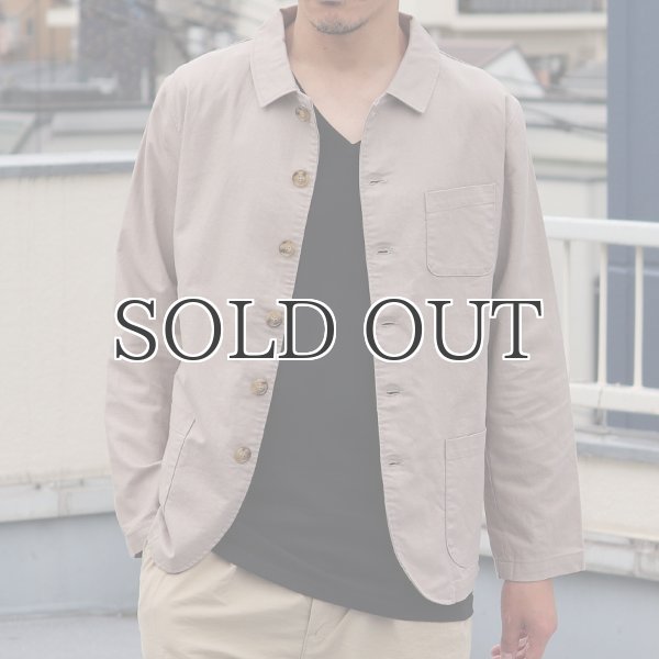 画像4: 綿麻ムラ糸サージドライビング_Jacket【MADE IN JAPAN】『日本製』/ Upscape Audience (4)