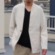 画像2: 綿麻キャンバス1Bカラーレス_jacket【MADE IN JAPAN】『日本製  / Upscape Audience (2)