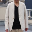 画像4: 【RE PRICE/価格改定】綿麻キャンバス1Bカラーレス_jacket【MADE IN JAPAN】『日本製  / Upscape Audience (4)