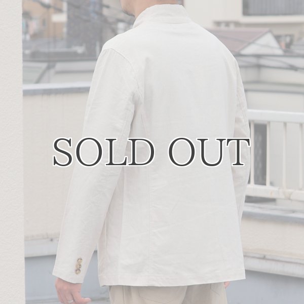 画像6: 綿麻キャンバス1Bカラーレス_jacket【MADE IN JAPAN】『日本製  / Upscape Audience (6)