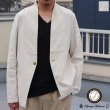 画像1: 綿麻キャンバス1Bカラーレス_jacket【MADE IN JAPAN】『日本製  / Upscape Audience (1)