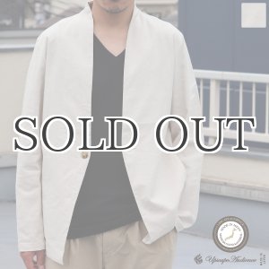 画像: 綿麻キャンバス1Bカラーレス_jacket【MADE IN JAPAN】『日本製  / Upscape Audience