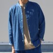 画像20: 麻混デニムマオカラー９分袖 ライト_Jacket【MADE IN JAPAN】『日本製』/ Upscape Audience (20)