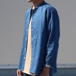 画像21: 麻混デニムマオカラー９分袖 ライト_Jacket【MADE IN JAPAN】『日本製』/ Upscape Audience (21)