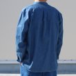 画像22: 麻混デニムマオカラー９分袖 ライト_Jacket【MADE IN JAPAN】『日本製』/ Upscape Audience (22)
