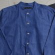 画像24: 麻混デニムマオカラー９分袖 ライト_Jacket【MADE IN JAPAN】『日本製』/ Upscape Audience (24)