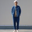 画像18: 麻混デニムマオカラー９分袖 ライト_Jacket【MADE IN JAPAN】『日本製』/ Upscape Audience (18)
