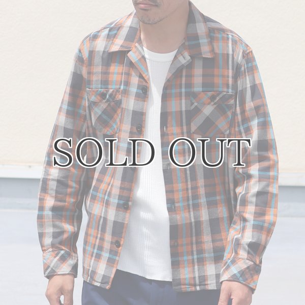 画像3: 70’sサーフチェックオープンカラーライト_Jacket【MADE IN JAPAN】『日本製』/ Upscape Audience (3)